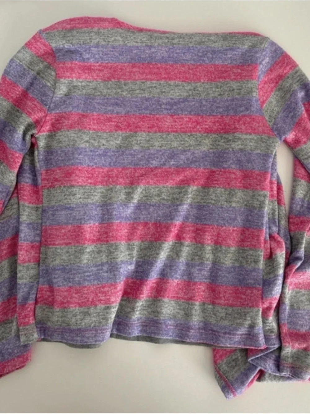 okie dokie Girls Red, Coral, Black & Pink Layered Tops Set of 4-pieces  6X